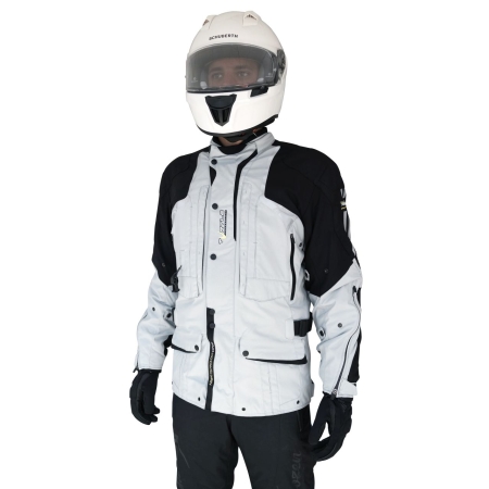 TEKSTYLNA KURTKA z poduszką powietrzną HELITE Touring B Grey